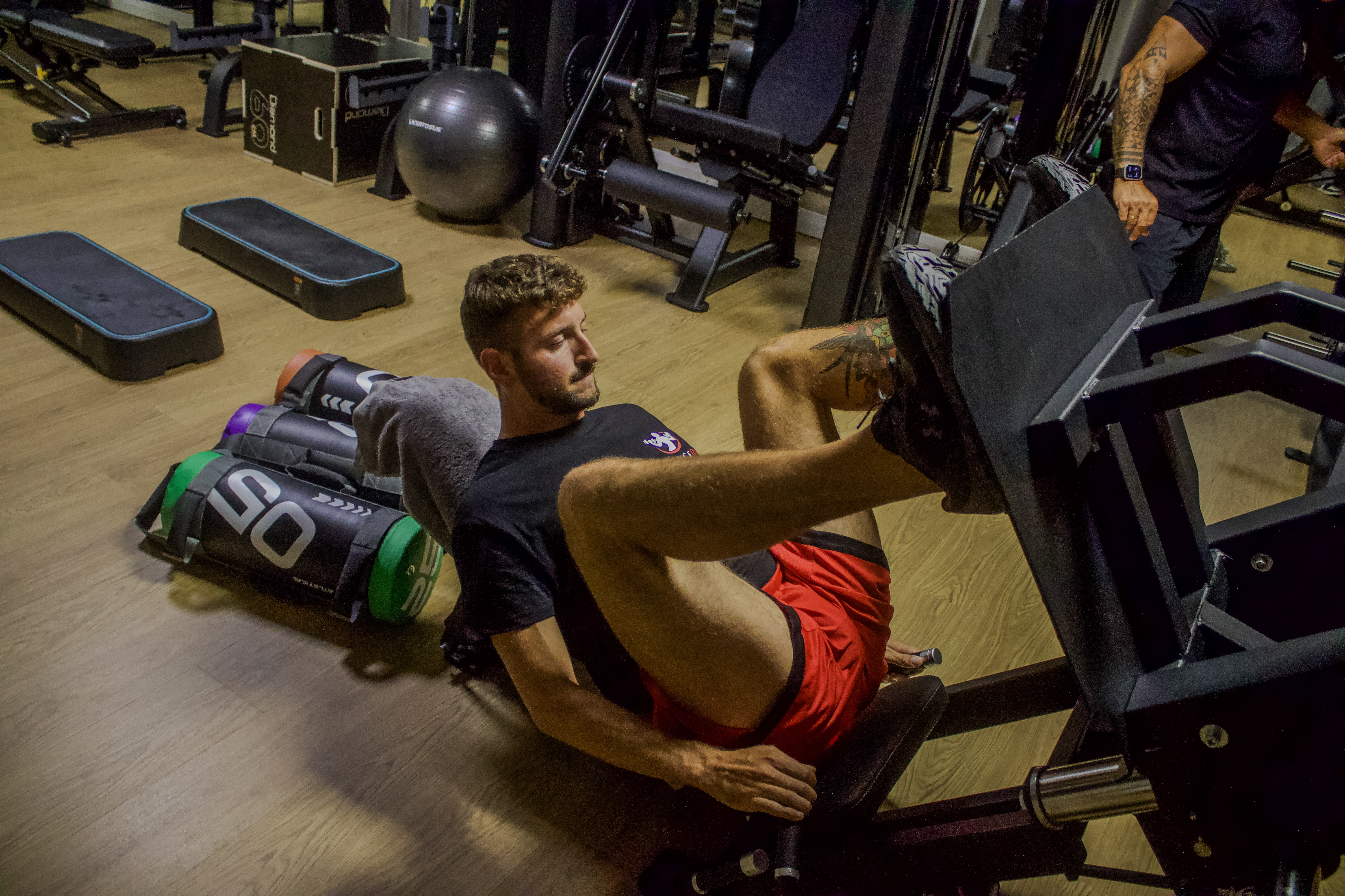 Potenziamento muscolare in sala pesi